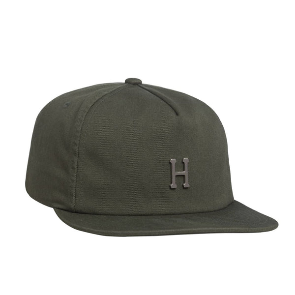 HUF Washed Metal H Strapback Aloe HT00199 Famous Rock Shop