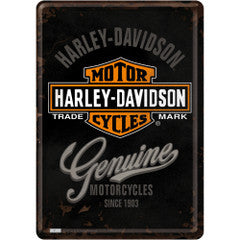 Harley Davidson Genuine Metal Card Famousrockshop