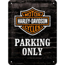 Harley Davidson Parking Only Sign Famousrockshop