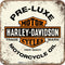 Harley Davidson White PreLuxe Coaster Famousrockshop