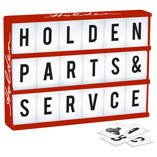 Holden Light Up Box W Letter