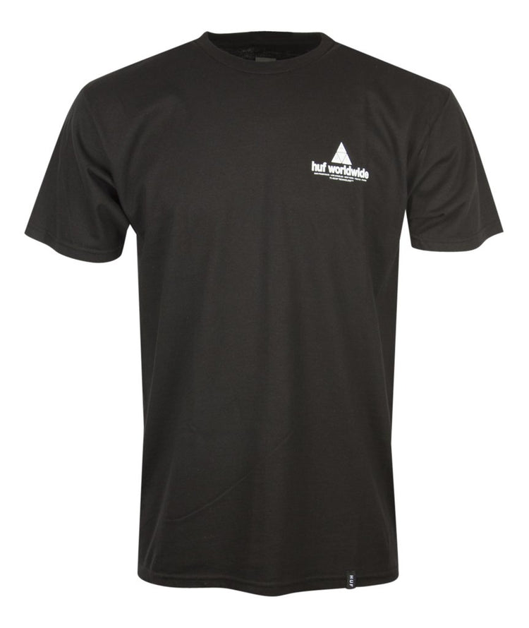 Huf Peak ss Tee Black Famous Rock Shop Newcastle NSW Australia