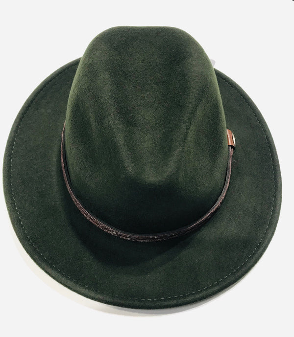 Avenel Crushable Water Repellent Wool Felt Safari Hat DF47 Olive Famous Rock Shop Newcastle NSW Australia