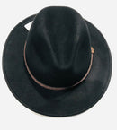 Avenel Crushable Water Repellent Wool Felt Safari Hat DF47 Black Famous Rock Shop Newcastle NSW Australia