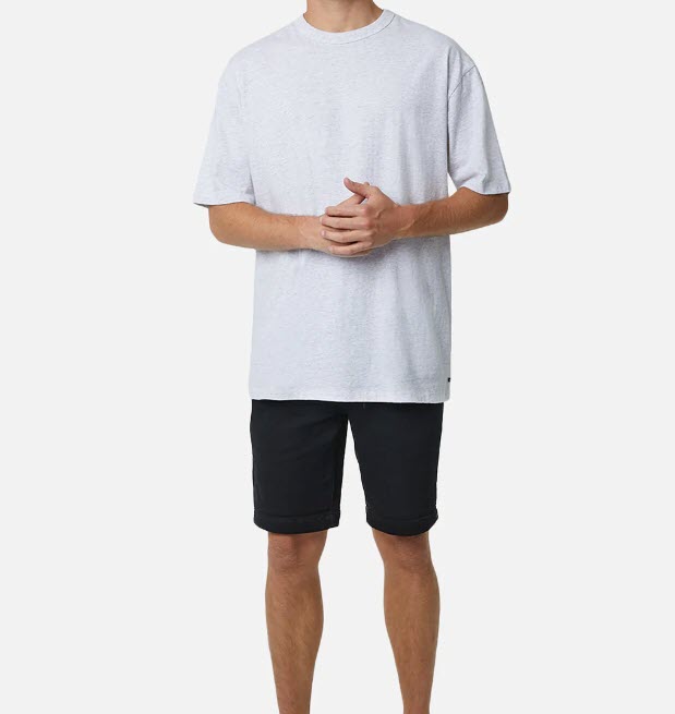 Industrie Skinny Fit The Drifter Cuba Short Spray Black