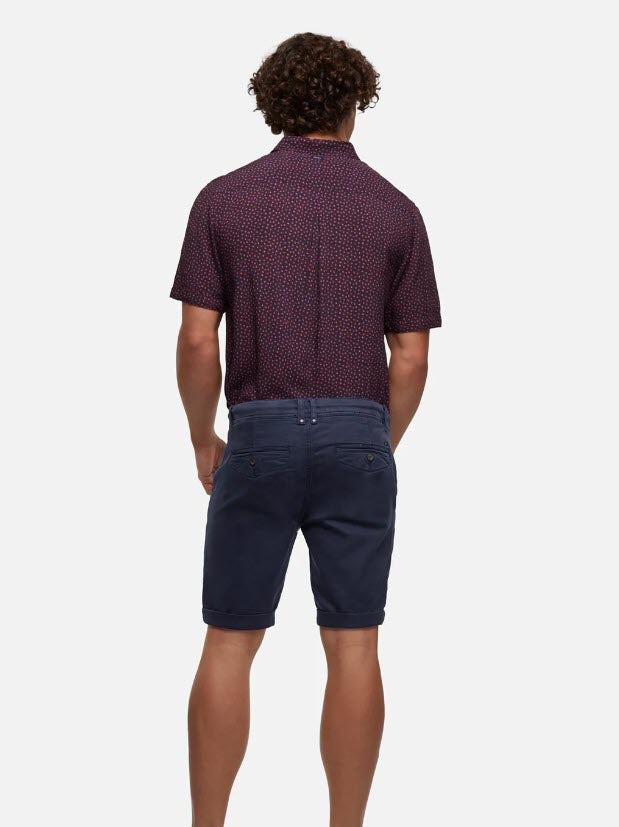 Industrie Skinny Fit The Drifter Cuba Short Washed Indigo