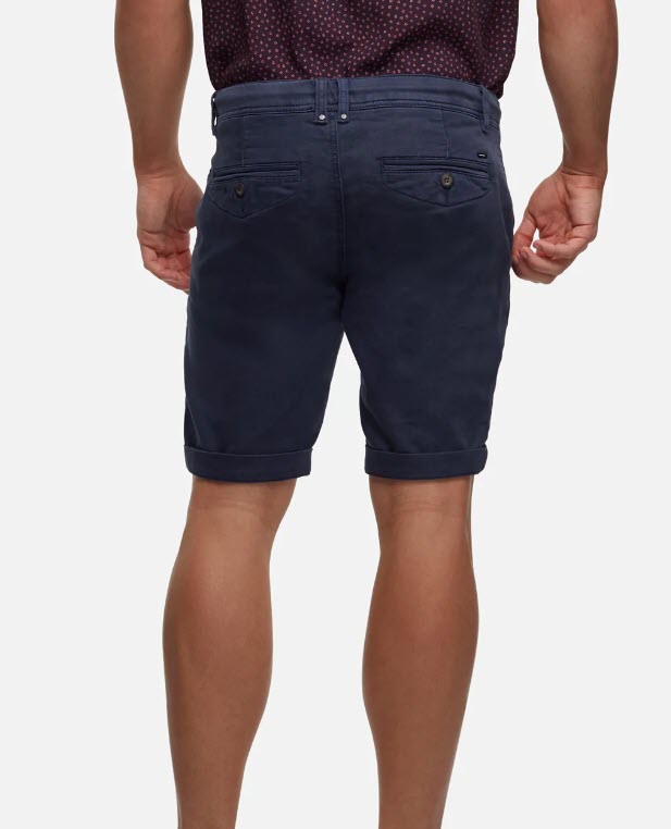 Industrie Skinny Fit The Drifter Cuba Short Washed Indigo