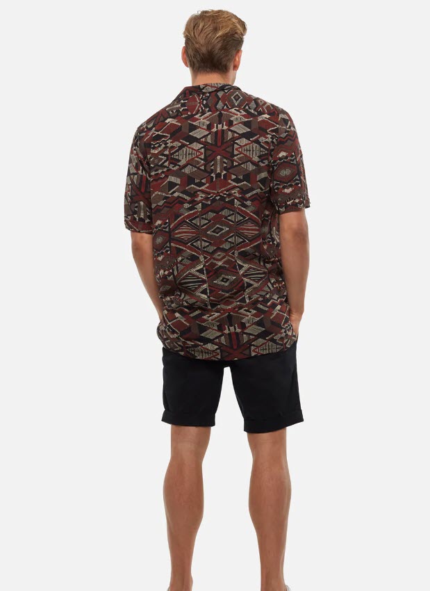 Short Ramous Industrie Slim Fit The Washed Cuba Short Black – Famous Rock Shop