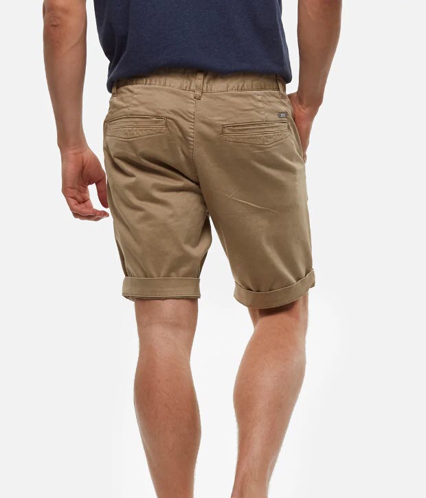 Industrie Slim Fit The Washed Cuba Short Washed Cinnamon