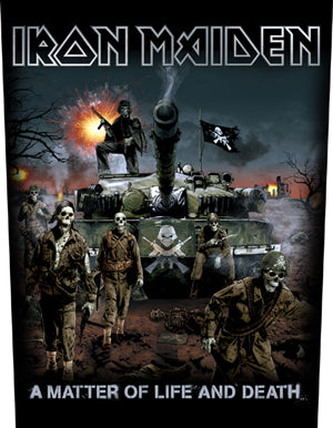 Iron Maiden A Matter Of Life And Death Back Patch