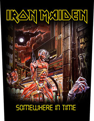 Iron Maiden Back Patch Somewhere In Time