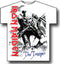 Iron Maiden Oversized Trooper Unisex Tee T-Shirt Famousrockshop