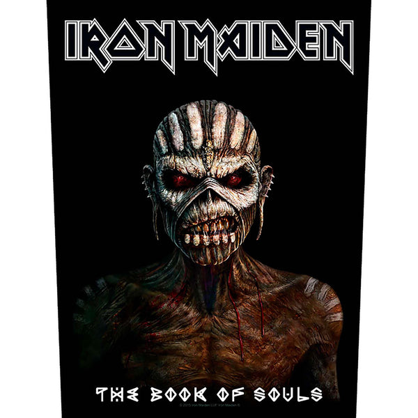Iron Maiden The Book Of Souls Back Patch Famousrockshop