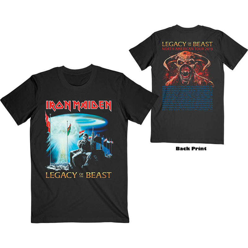 Iron Maiden Two Minutes To Midnight Unisex Tee Famousrockshop