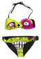 Iron Fist Zombie Chomper Bikini Lime Black