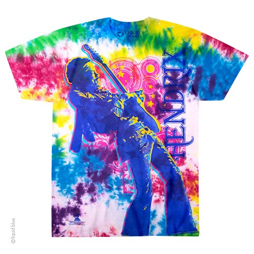 JIMI HENDRIX ELECTRIC LADY TIE-DYE UNISEX T-SHIRT