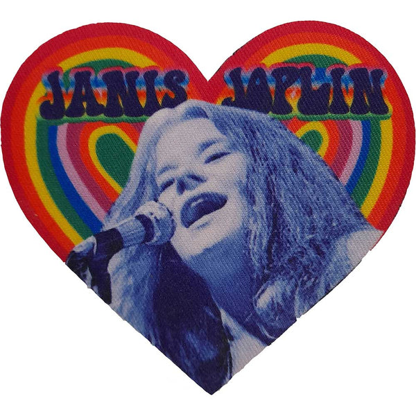 Janis Jopin Heart Sew On Patch