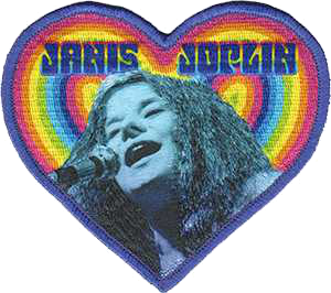 Janis Joplin Sew On Patch