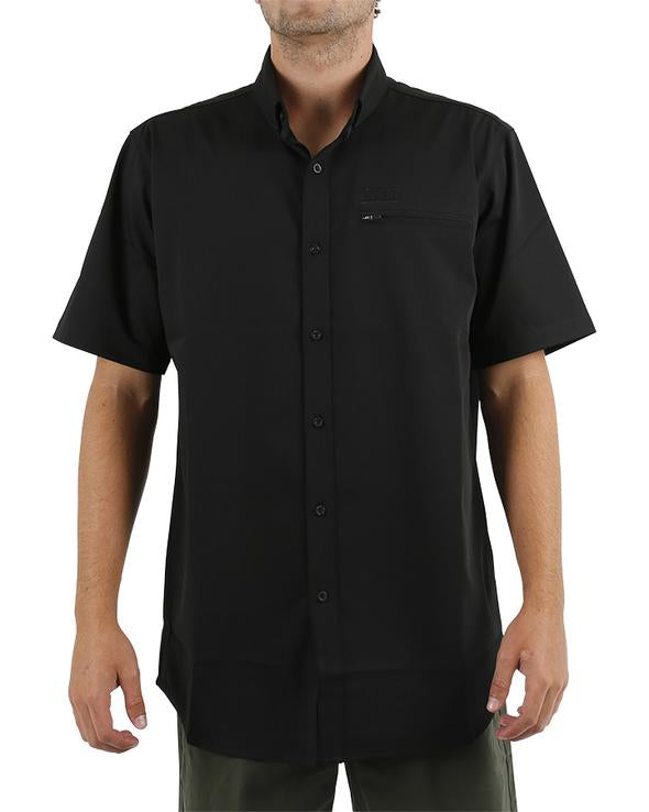 Jet Pilot Cut Throat Men's Shirt Black S19691