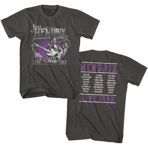 Jimi Hendrix Live In Concert T-Shirt