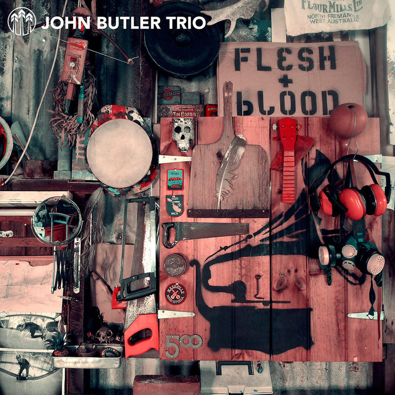 John Butler Trio - Flesh and Blood Vinyl Famous Rock Shop 517 Hunter Street Newcastle 2300. Australia