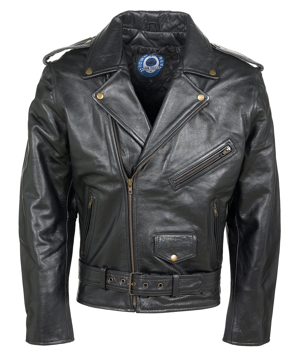 Johnny Reb Kings Canyon Men's Black Leather Jacket – Famous Rock Shop