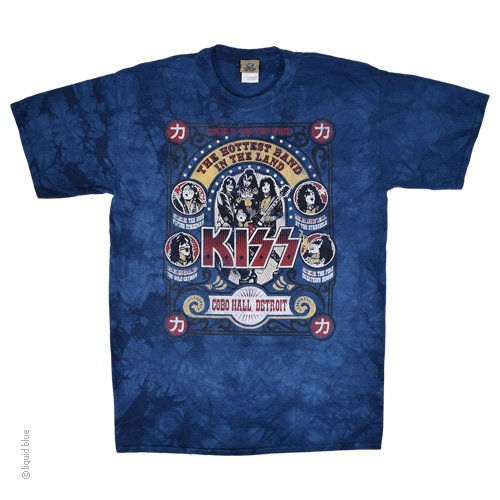 KISS COBO HALL TIE-DYE UNISEX T-SHIRT