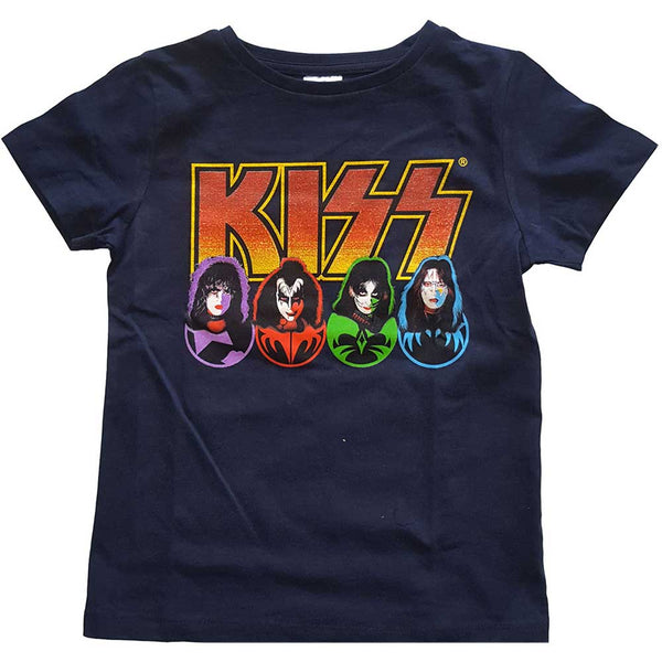 Kiss Logo Faces & Icons Kids T-Shirt