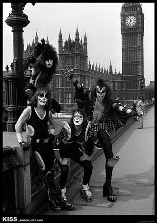 Kiss London May 1976 Poster