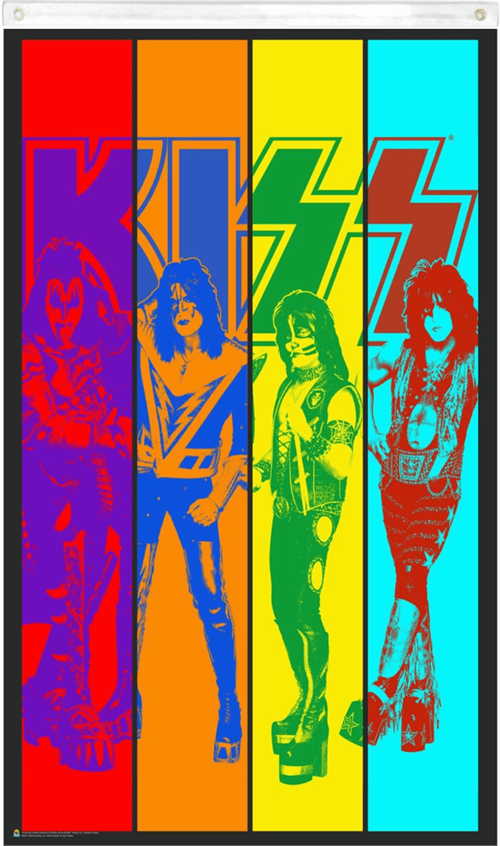 Kiss Retro Flag