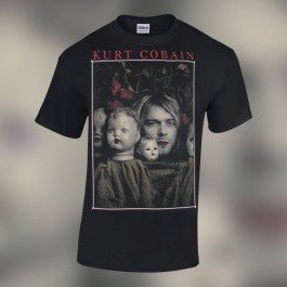 Kurt Cobain Unisex Tee Black Famousrockshop