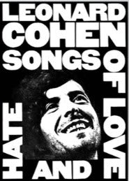 LEONARD COHEN Songs Of Love and Hate Poster