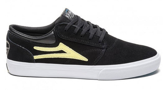 Lakai Griffin Black Yellow Suede