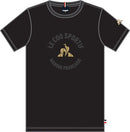 Le Coq Sportif Echelon Foil Tee Black & Gold