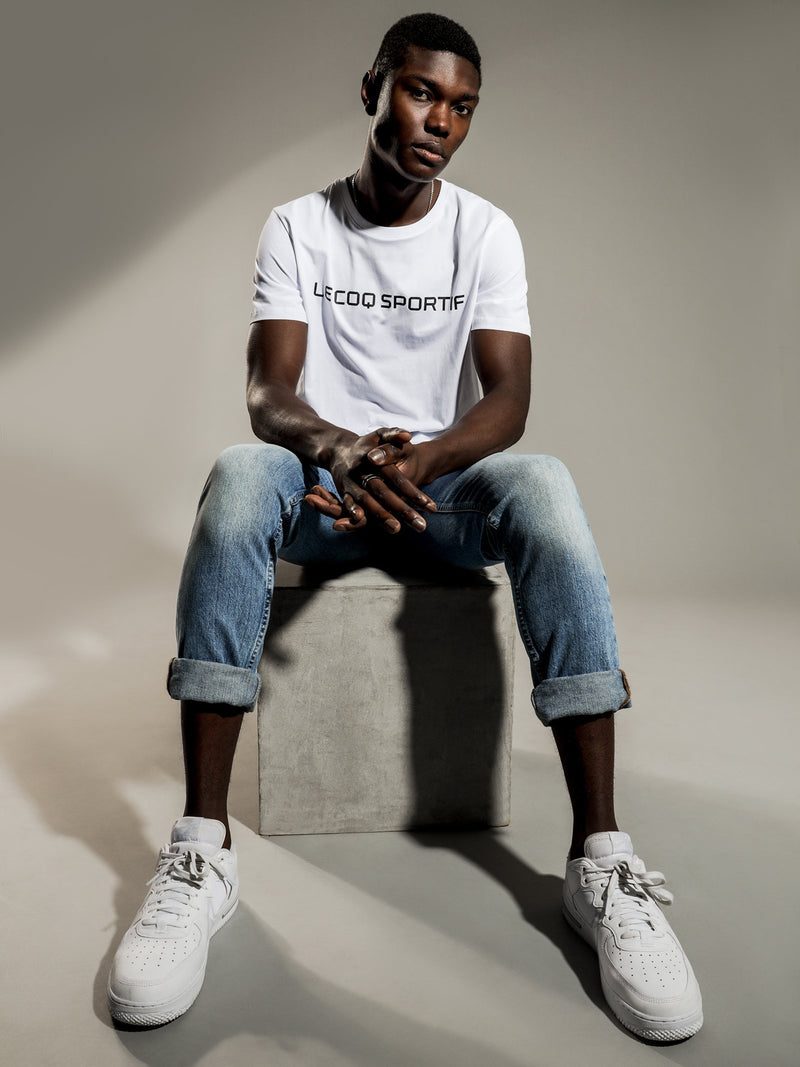 Le Coq Sportif Pigalle White Tee