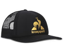 Le Coq Sportif Practice Trucker Cap Black Gold