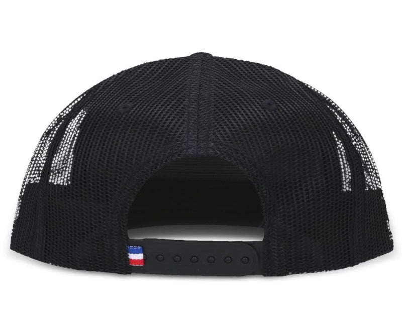 Le Coq Sportif Practice Trucker Cap Black Gold