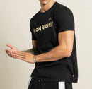 Le Coq Sportif Roissey Foil Tee Black & Gold