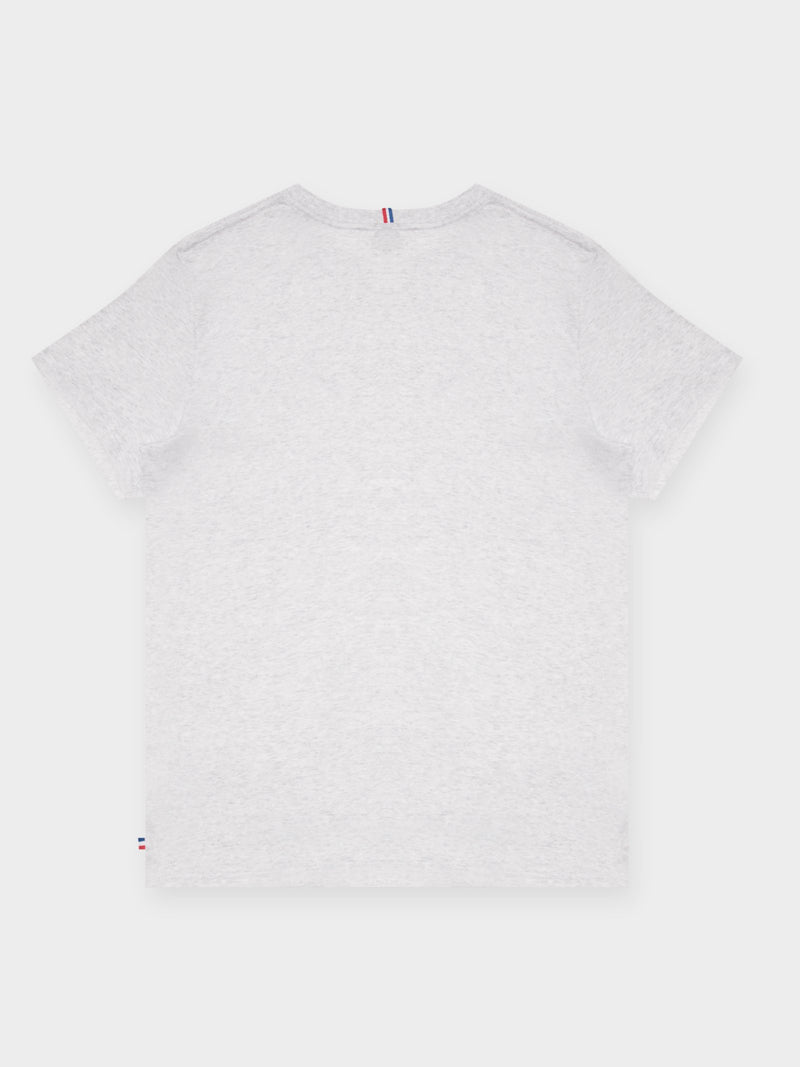 Le Coq Sportif Victor Tee Snow Marle Grey