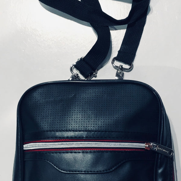 Le Coq Sportif PU Micro Messenger Bag Black 2820651 Famous Rock Shop