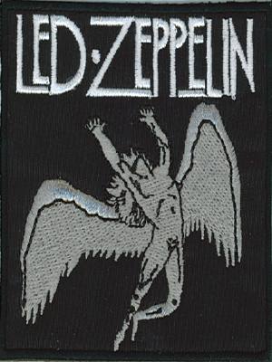 Led Zeppelin Swan Song Embroidered Iron On Patch