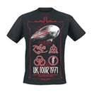 Led Zeppelin UK TOUR 1971 T-Shirt Famous Rock Shop Newcastle 2300 NSW Australia