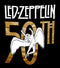 Led Zeppelin 50TH Logo Famous Rock Shop.