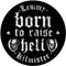 Lemmy Born to Raise Hell BP1058 Sew on Patch Famousrockshop