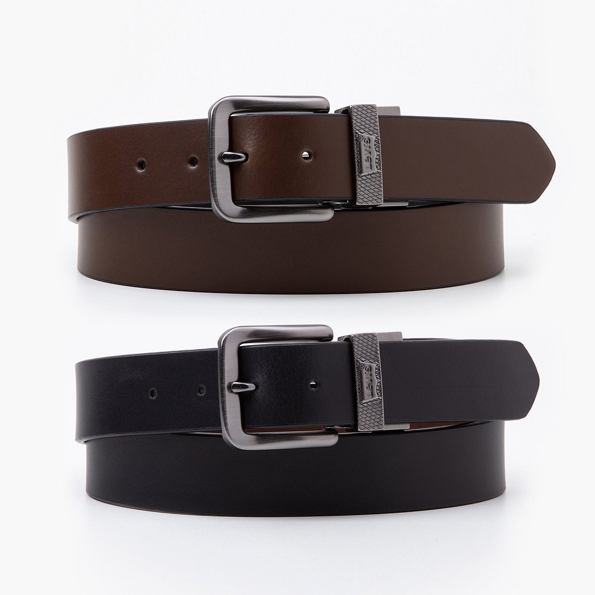Levi's New Piedmont Reversible Black & Brown Belt D60090001