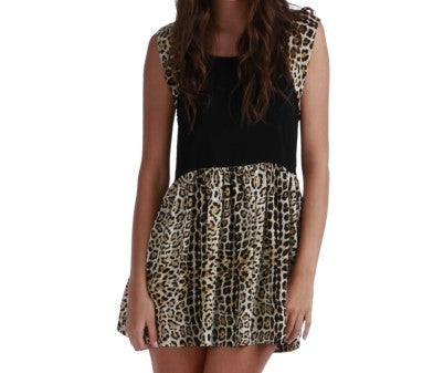 Black Leopard Dress