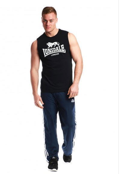 Lonsdale Biscoe Muscle Shirt Black LE502TK
