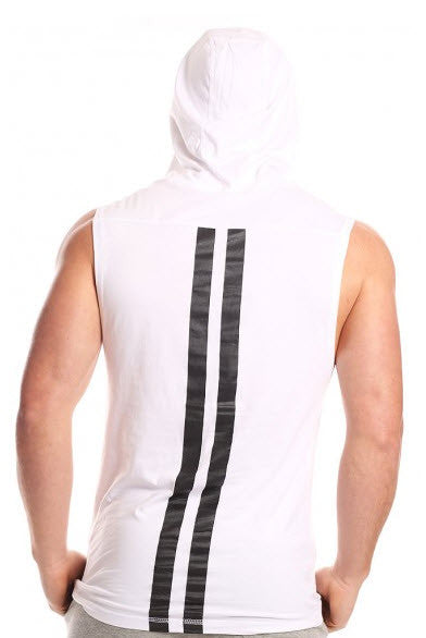 Lonsdale Hayward Hooded T-Shirt White