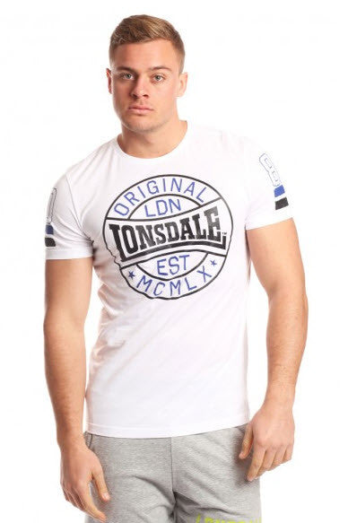 Lonsdale Slattery T-Shirt White