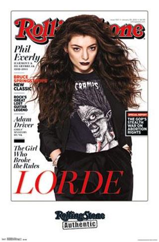 Lorde Rolling Stones Poster